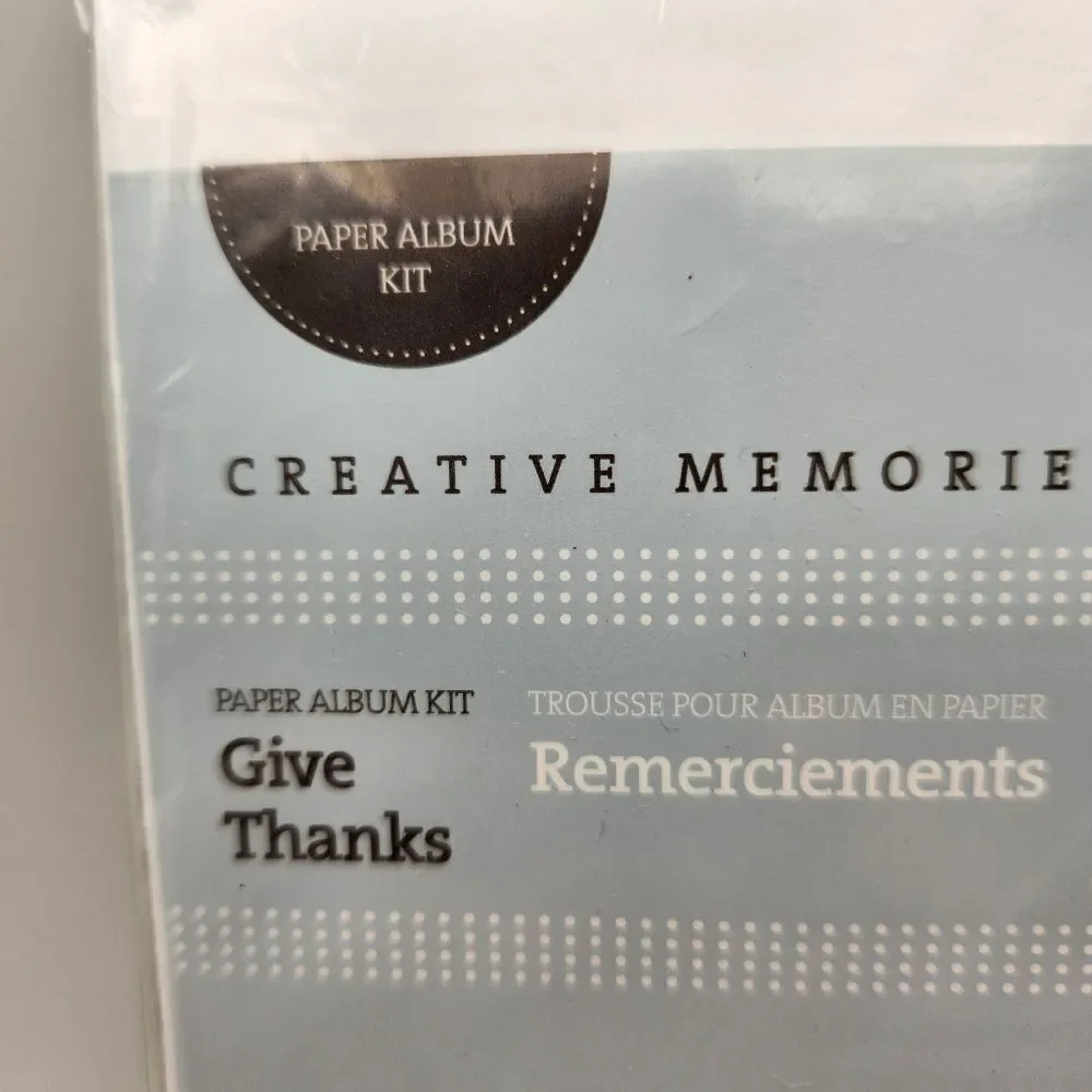 Creative Memories Paper Album Kit Give Thanks Theme 2008 Scrapbooking Crafting